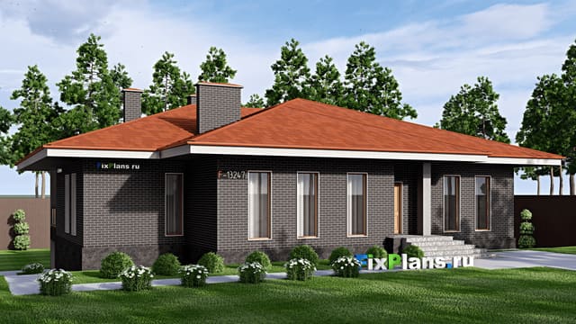 Одноэтажный дом F-13247
