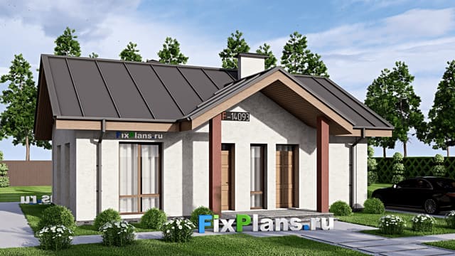 Одноэтажный дом F-14093